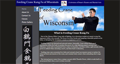 Desktop Screenshot of feedingcranewi.org